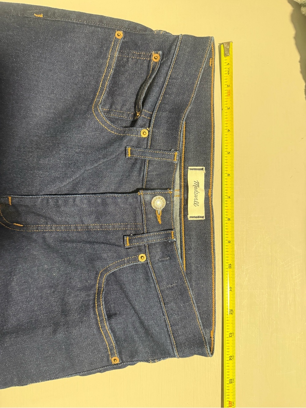 Madewell the stretch flare jean Size 27P HighRise Flare Jeans in dark rinse wash - Picture 3 of 9